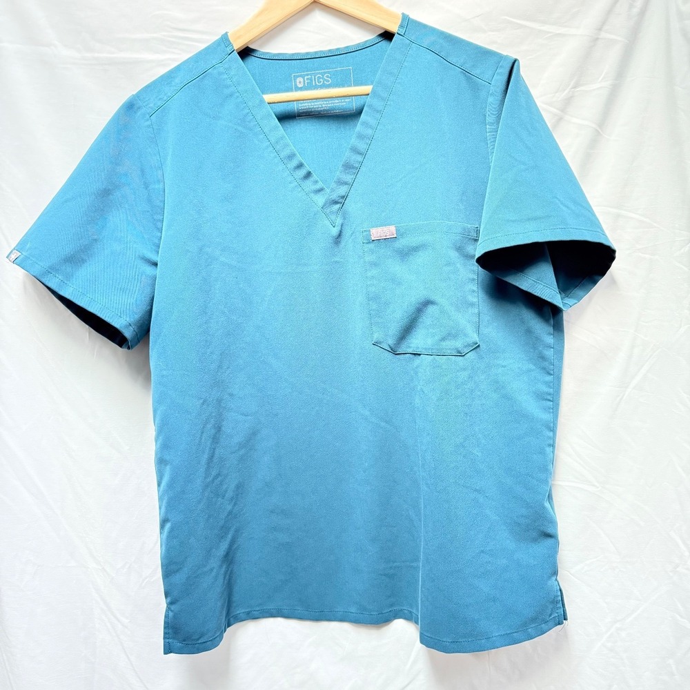 Teal Green Catarina‎ Scrub Top 4910 & Zamora Jogger Pants 4911 Pink String Set L